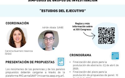Convocatoria  XIII Congreso ALACIP. Simposio «Estudios del Ejecutivo»